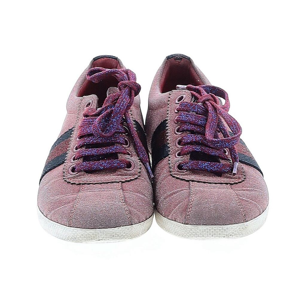 Authentic GUCCI Bambi Glitter Pink Ace Sparkle Studded Sneakers Size EU 35/US 5 - Picture 2 of 11